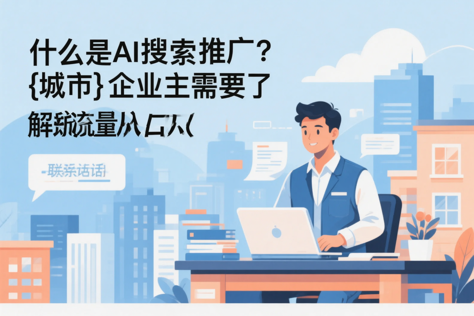 什么是AI搜索推广?琼海企业主需要了解的新流量入口