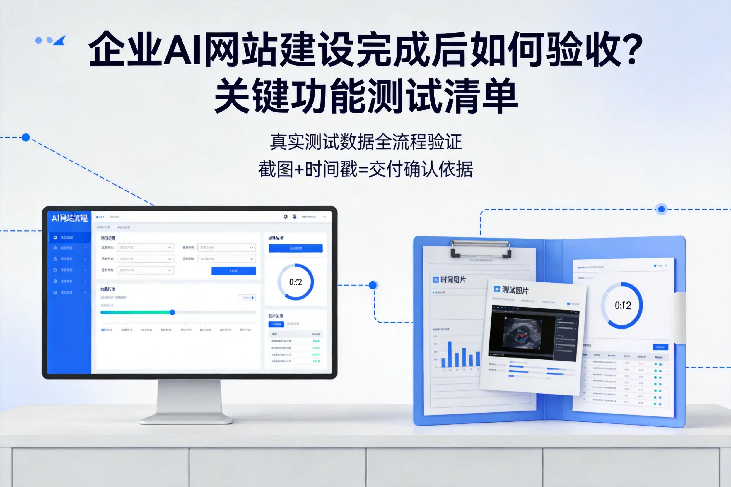 琼海企业AI网站建设完成后如何验收?关键功能测试清单