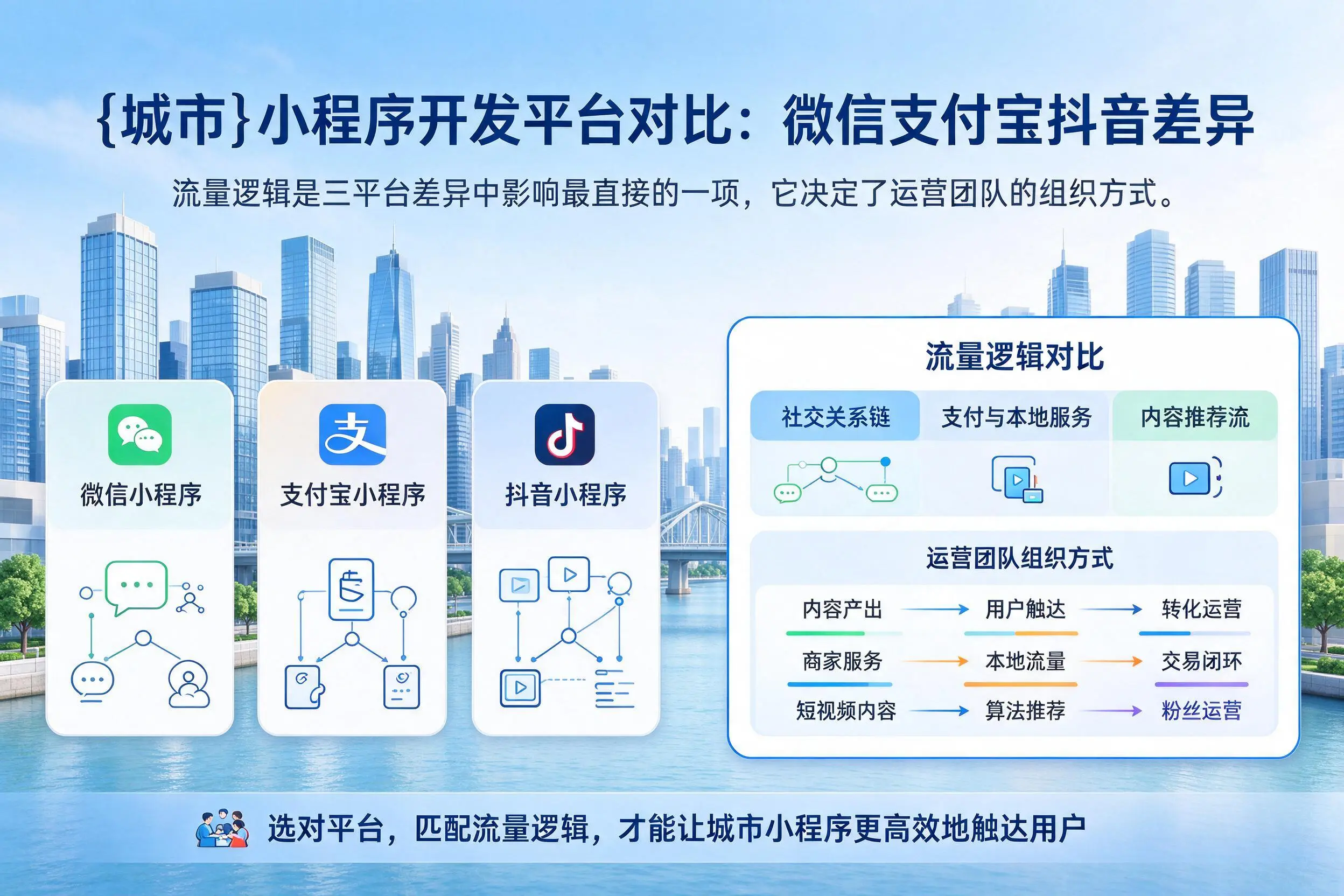 琼海小程序开发平台对比：微信支付宝抖音差异