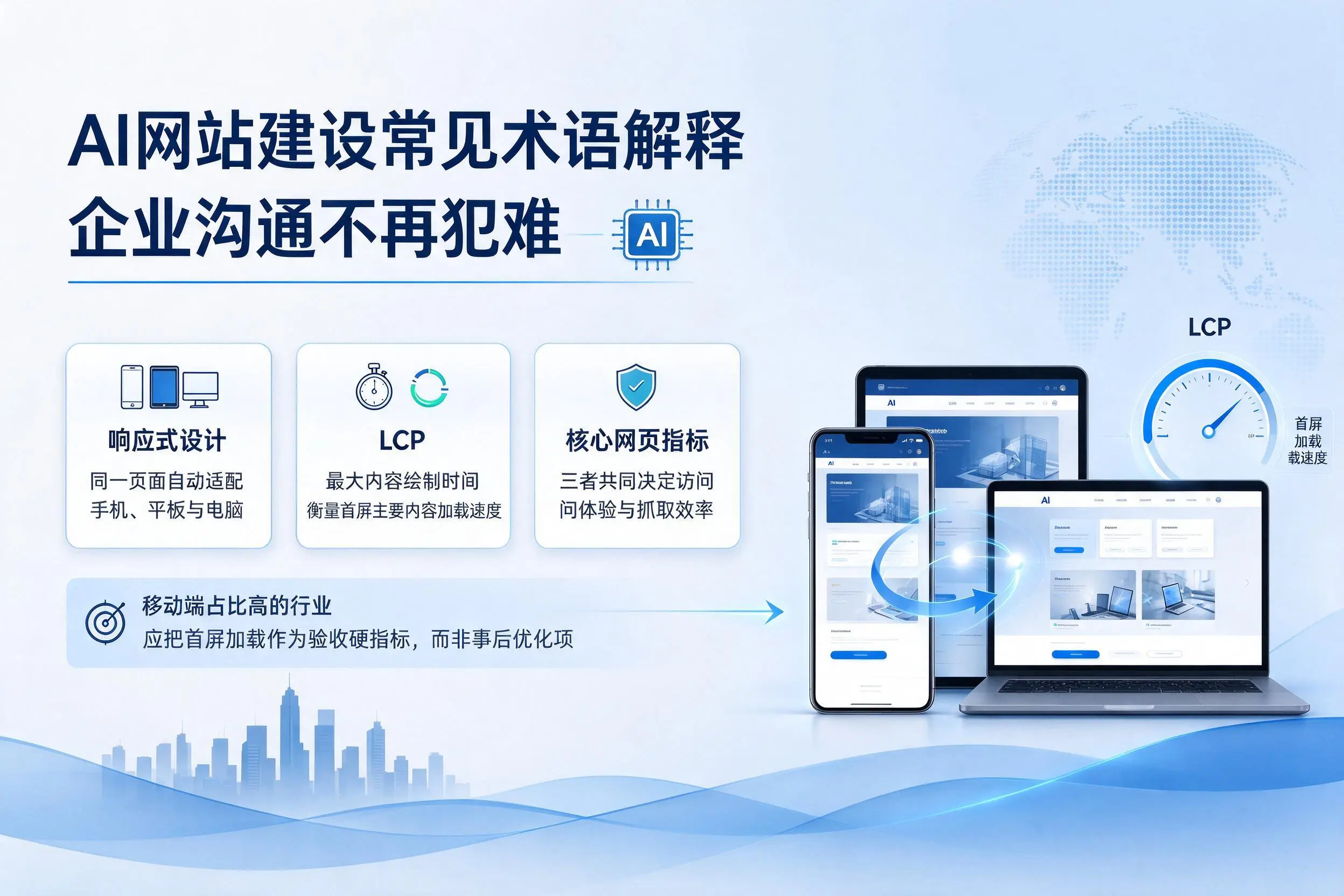 AI网站建设常见术语解释,琼海企业沟通不再犯难