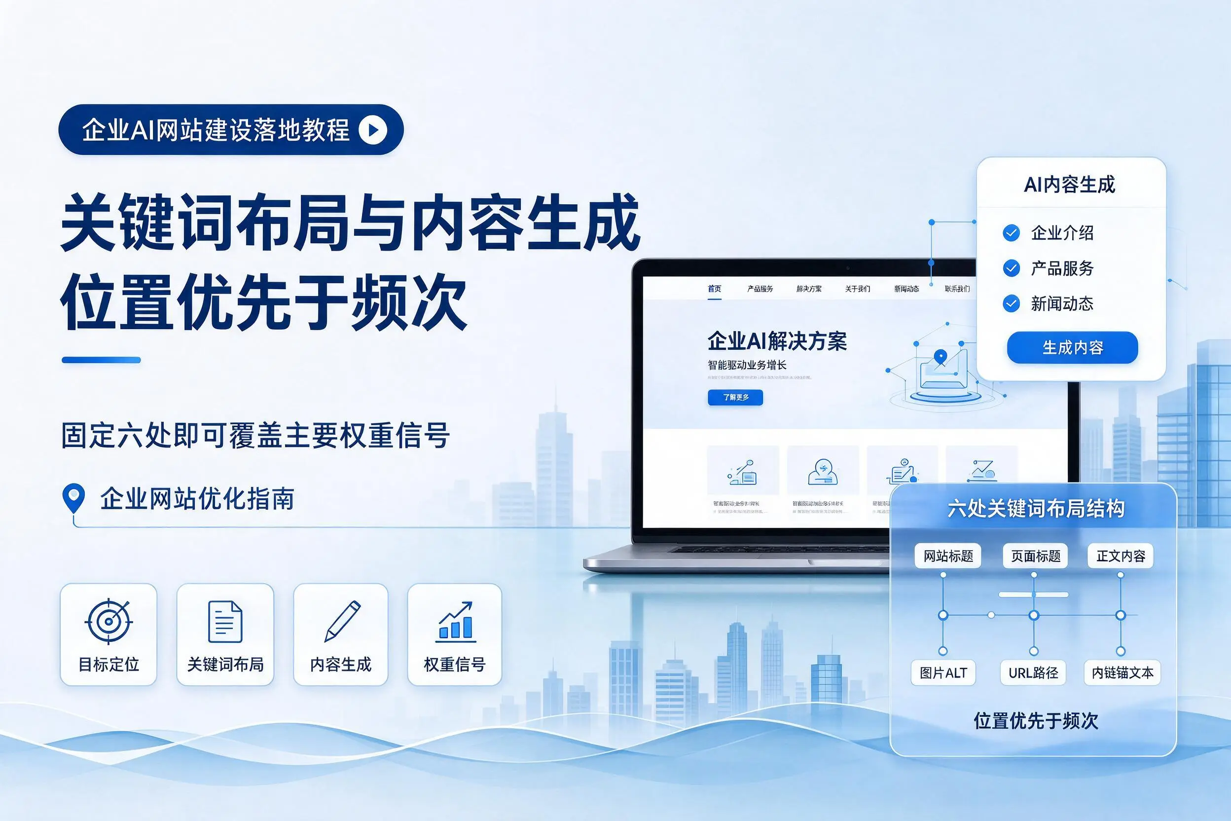 琼海企业AI网站建设落地教程:关键词布局与内容生成