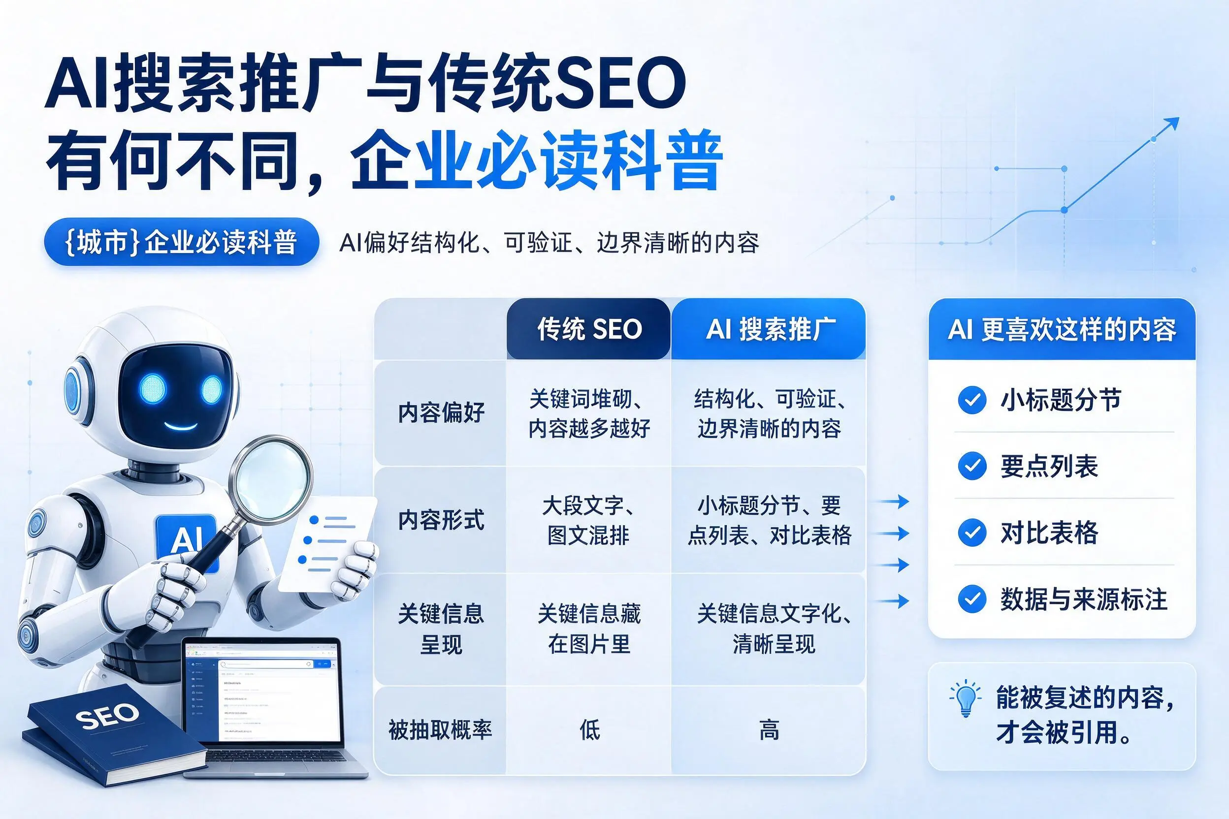 AI搜索推广与传统SEO有何不同，琼海企业必读科普